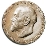 Alfred Noss (1855–1947): Einseitige Medaille 1940 von Josef Bernhart (1883–1967) auf seinen 85. Geburtstag