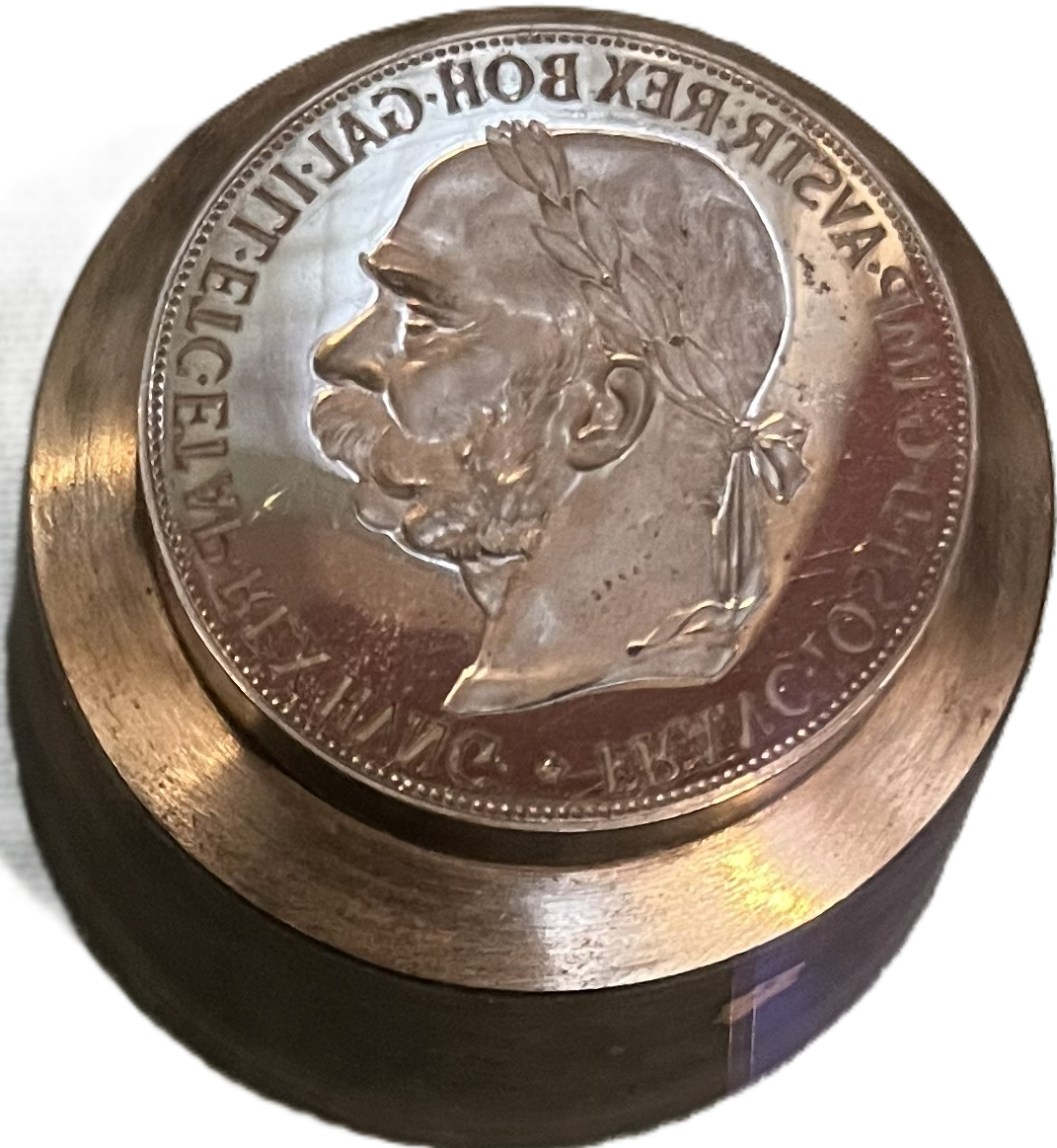 Vorderseiten-Stempel des 5-Kronen-Stücks Franz Joseph